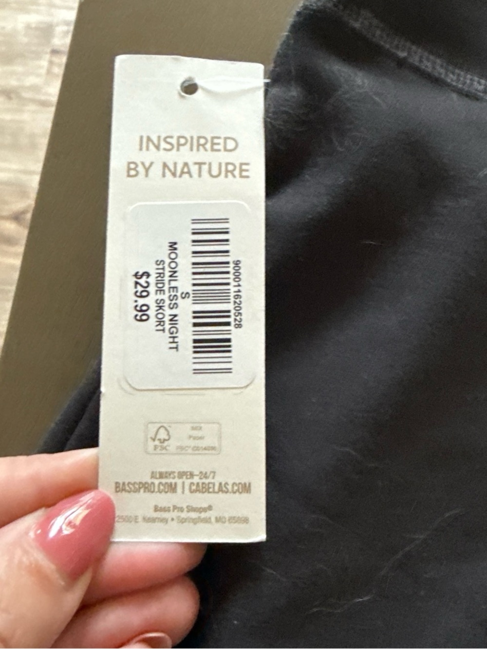 Natural Reflections women’s black skirt